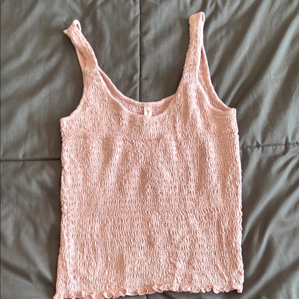 Pink Sleeveless Top